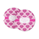 Love You Mom Sandstone Car Coasters