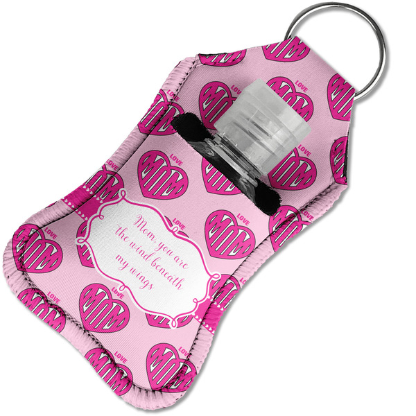 Love You Mom Sanitizer Holder Keychain - Small in Case
