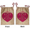 Love You Mom Santa Sack - Front & Back