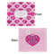 Love You Mom Security Blanket - Front & Back View