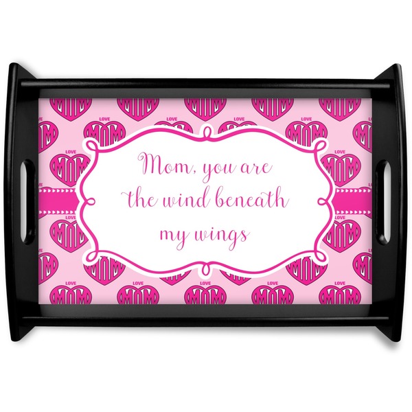 Custom Love You Mom Wooden Tray