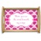 Love You Mom Natural Wooden Tray - Small