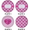 Love You Mom Set of Lunch / Dinner Plates (Approval)