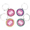 Love You Mom Wine Charms (Set of 4)