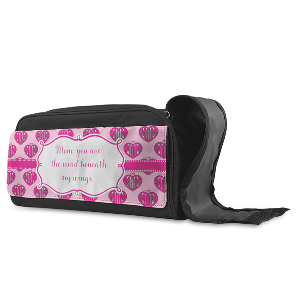 Love You Mom Shoe Bags - ANGLE (Open)