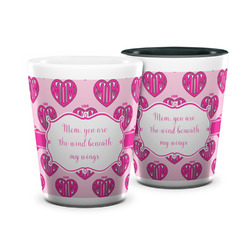 Love You Mom Ceramic Shot Glass - 1.5 oz