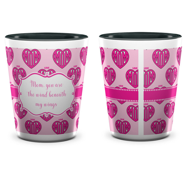 Love You Mom Shot Glass - Two Tone - APPROVAL