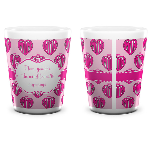 Love You Mom Shot Glass - White - APPROVAL