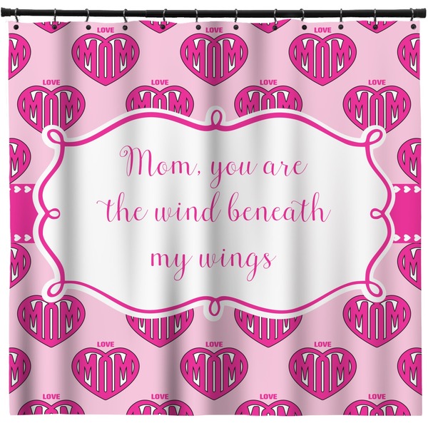 Custom Love You Mom Shower Curtain