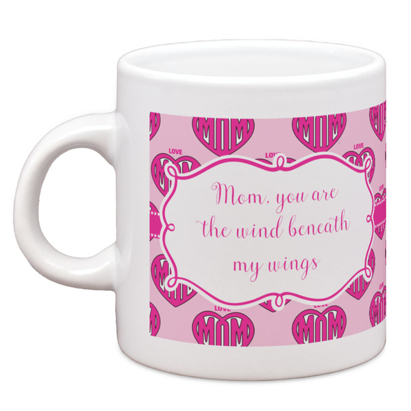 Love You Mom Single Shot Espresso Cup - Single Front