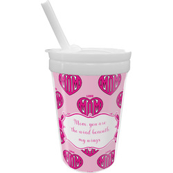 Love You Mom Sippy Cup with Straw