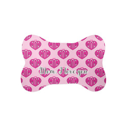 Love You Mom Bone Shaped Dog Food Mat (Small)