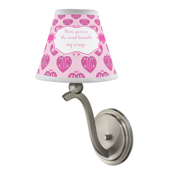 Love You Mom Small Chandelier Lamp - LIFESTYLE (on wall lamp)
