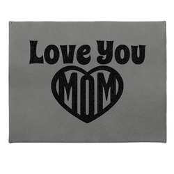 Love You Mom Gift Boxes w/ Engraved Leather Lid