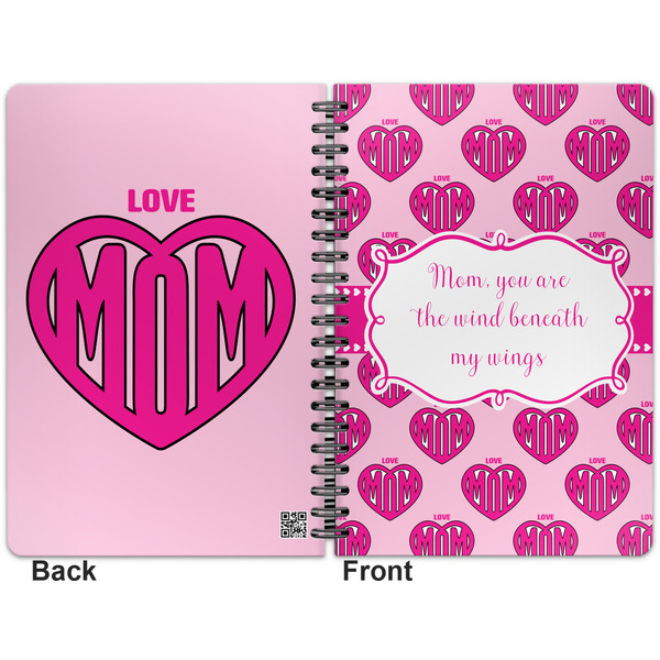 Love You Mom Spiral Journal 7 x 10 - Apvl