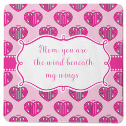 Love You Mom Square Rubber Backed Coaster