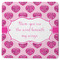 Love You Mom Square Rubber Backed Coaster