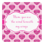 Love You Mom Square Decal - Large