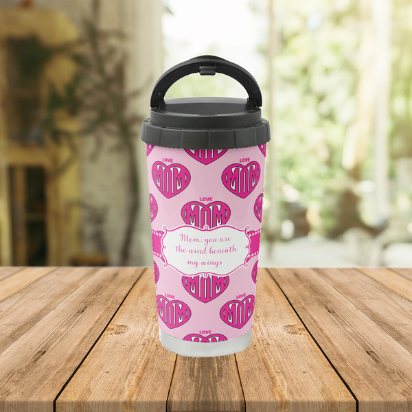 Love You Mom Stainless Steel Travel Cup Lifestyle