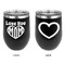 Love You Mom Stainless Wine Tumblers - Black - Double Sided - Approval