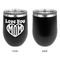 Love You Mom Stainless Wine Tumblers - Black - Single Sided - Approval