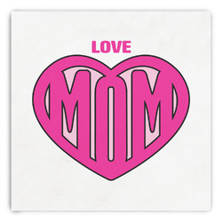 Love You Mom Paper Dinner Napkins