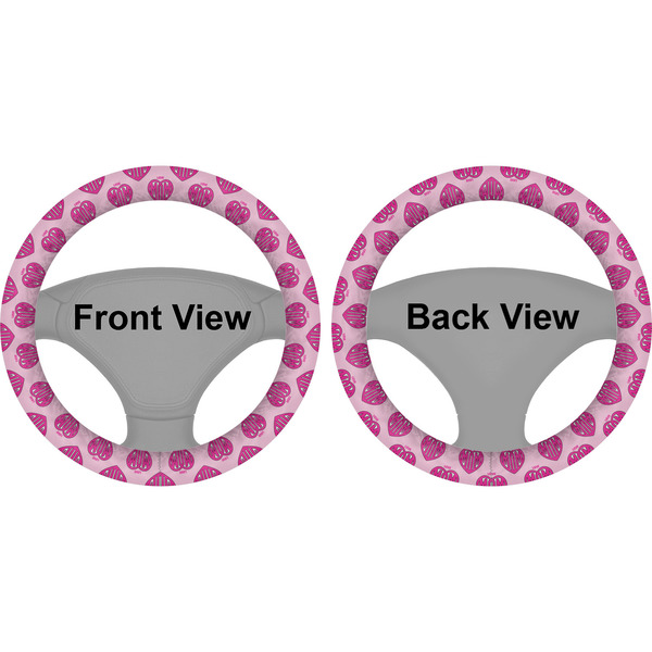 Love You Mom Steering Wheel Cover- Front and Back