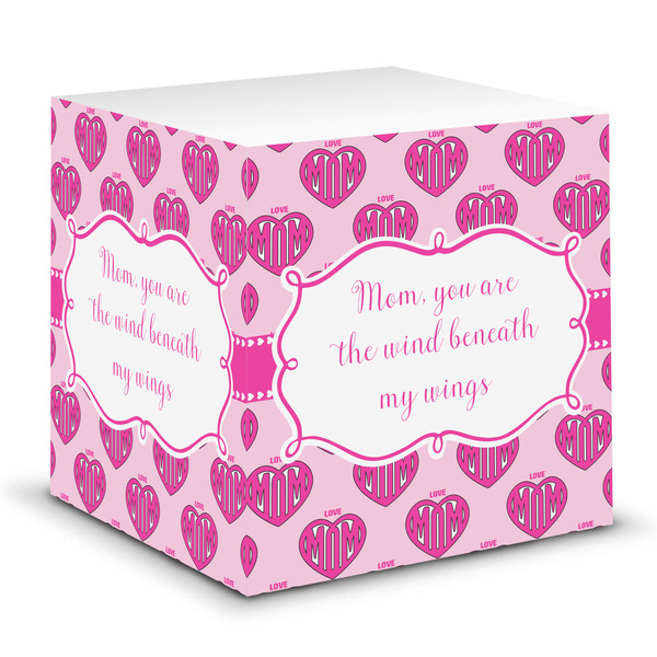 Custom Love You Mom Sticky Note Cube