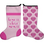 Love You Mom Holiday Stocking - Double-Sided - Neoprene
