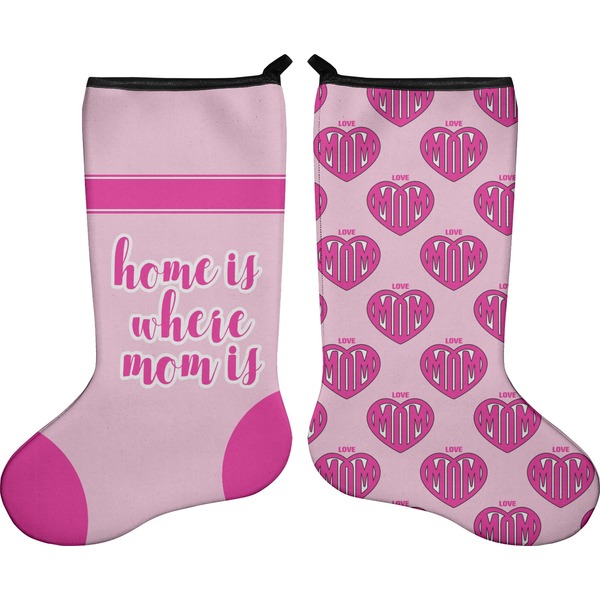 Love You Mom Stocking - Double-Sided - Approval