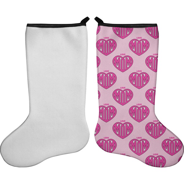 Love You Mom Stocking - Single-Sided - Approval