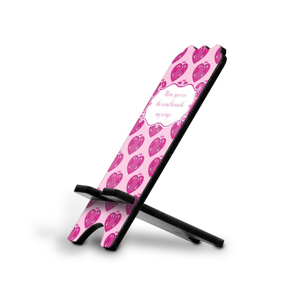 Custom Love You Mom Stylized Cell Phone Stand - Large