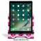 Love You Mom Stylized Tablet Stand - Front with ipad
