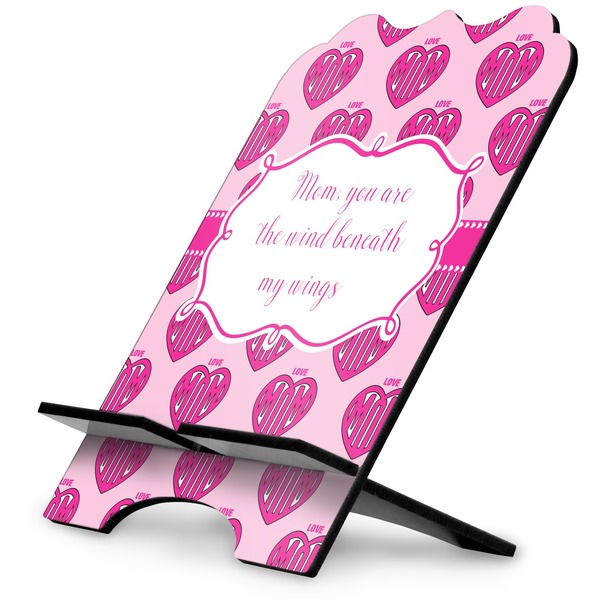 Custom Love You Mom Stylized Tablet Stand