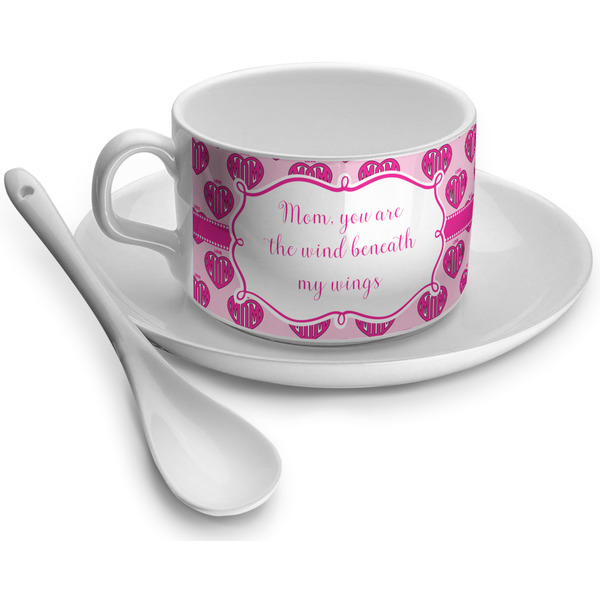 Custom Love You Mom Tea Cup
