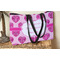 Love You Mom Tote w/Black Handles - Lifestyle View