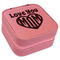 Love You Mom Travel Jewelry Boxes - Pink Leather