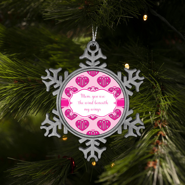 Love You Mom Vintage Snowflake - (LIFESTYLE)