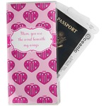 Love You Mom Travel Document Holder