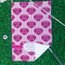 Love You Mom Waffle Weave Golf Towel - In Context