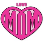 Love You Mom Graphic Decal - Medium