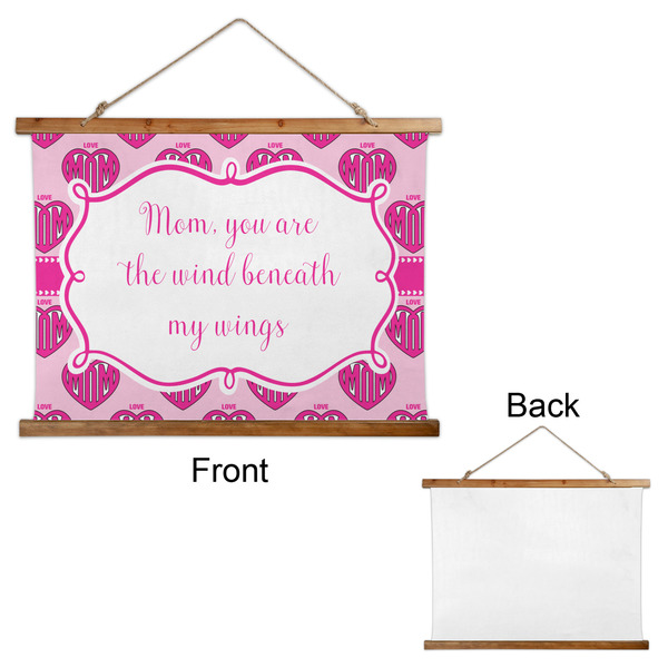Love You Mom Wall Hanging Tapestry - Landscape - APPROVAL