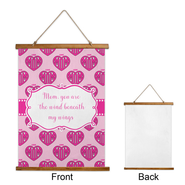 Love You Mom Wall Hanging Tapestry - Portrait - APPROVAL