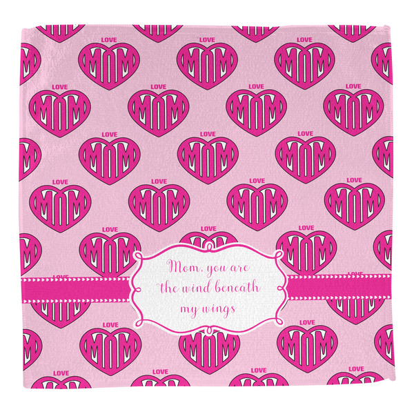 Love You Mom Washcloth - Front - No Soap