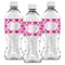 Love You Mom Water Bottle Labels - Front View