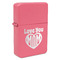 Love You Mom Windproof Lighters - Pink - Front/Main
