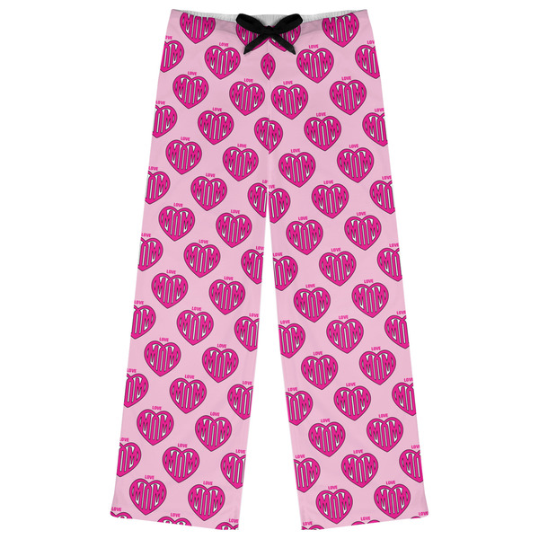 Custom Love You Mom Womens Pajama Pants - XS