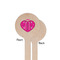 Love You Mom Wooden 7.5" Stir Stick - Round - Single Sided - Front & Back