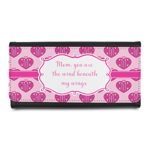 Custom Love You Mom Leatherette Ladies Wallet