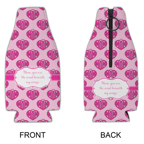 Love You Mom Zipper Bottle Cooler - APPROVAL